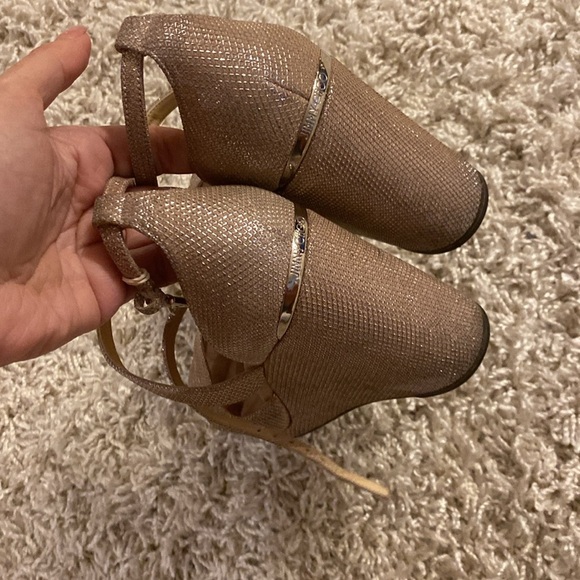 Jimmy Choo glitter platforms size 7.5 - Picture 4 of 6